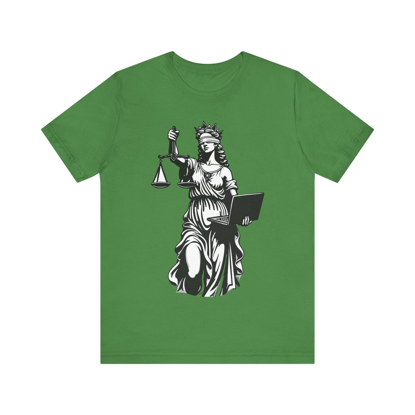 Lady Justice with a Laptop T-Shirt
