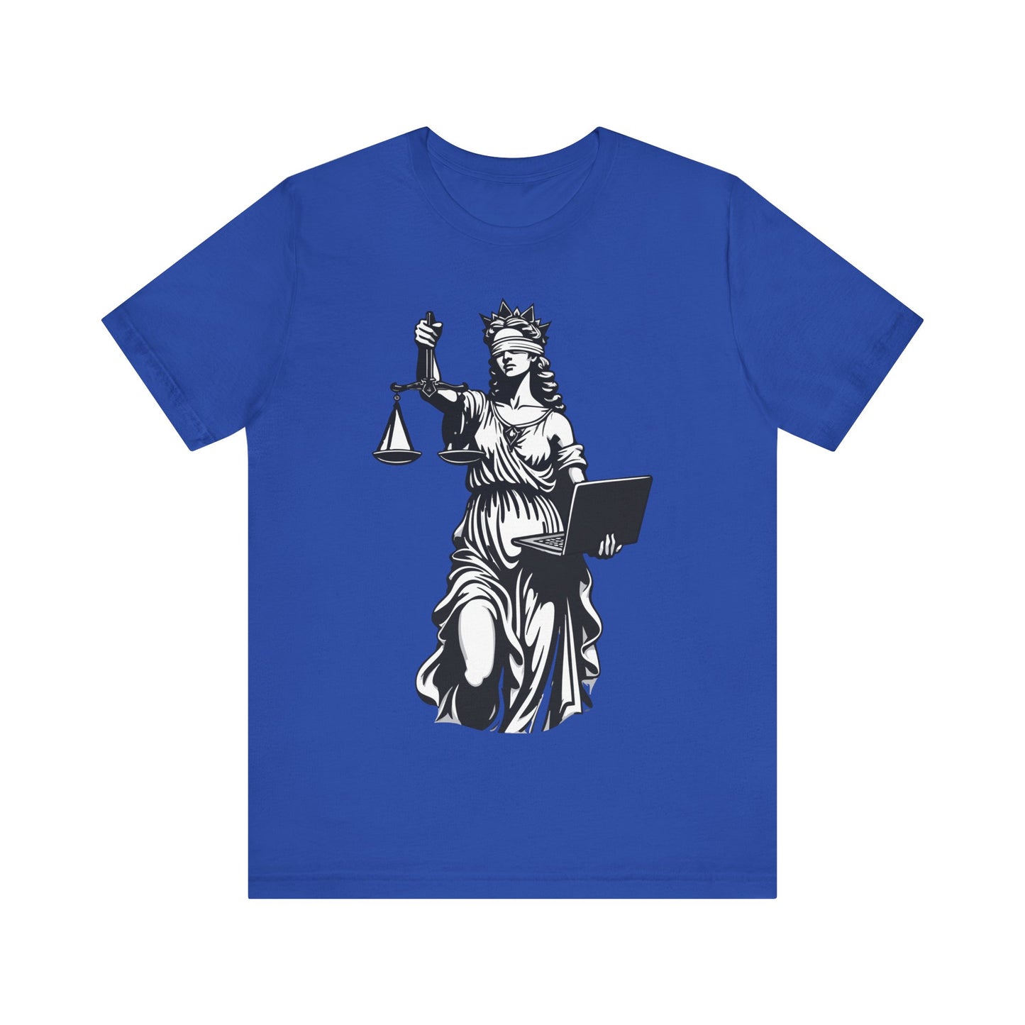 Lady Justice with a Laptop T-Shirt