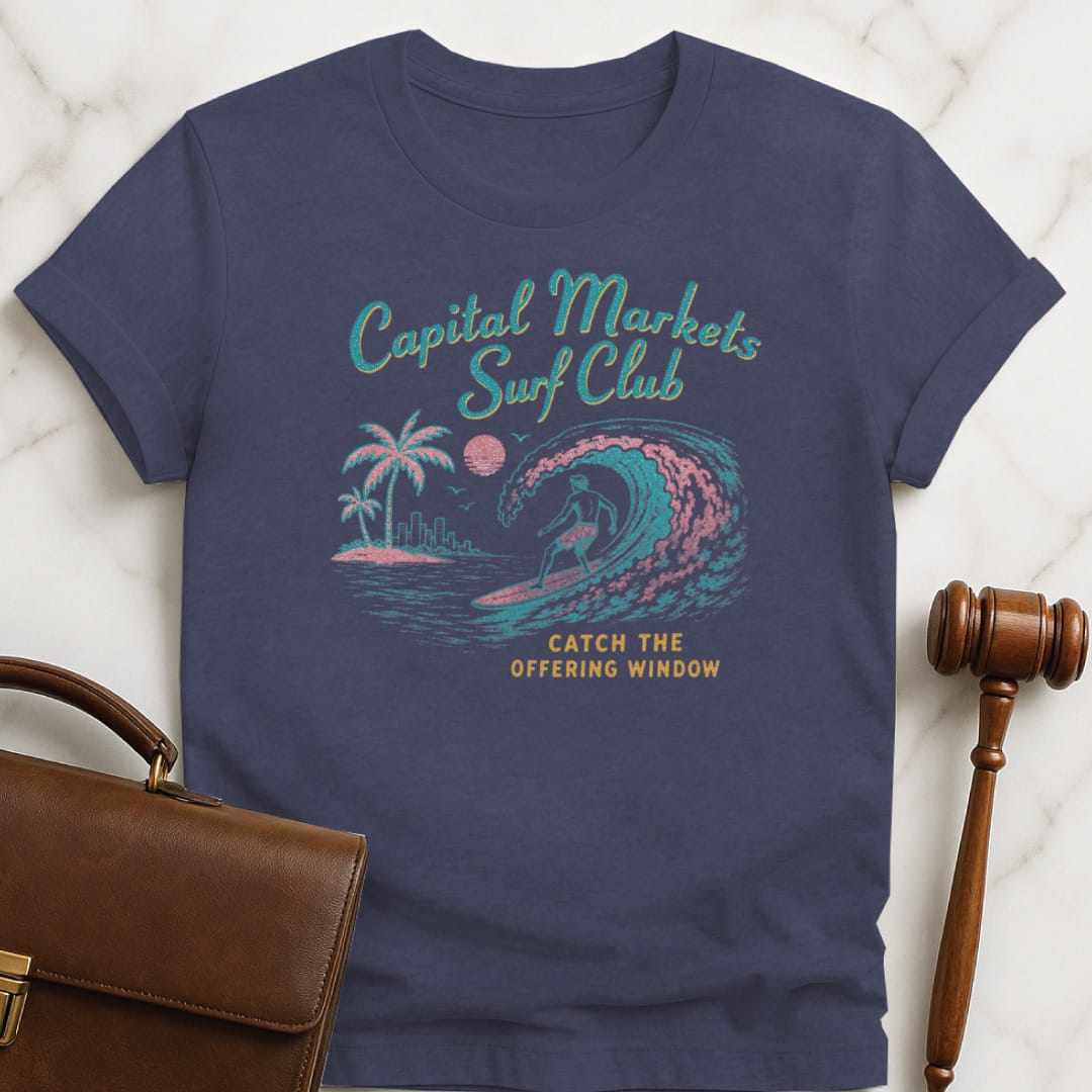 funny attorney tshirt that says catch the offering window in heather blue